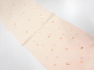 正絹　竪絽　絞り　夏用帯揚げ